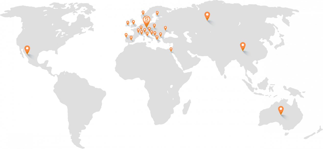 Kam exportujeme - mapa